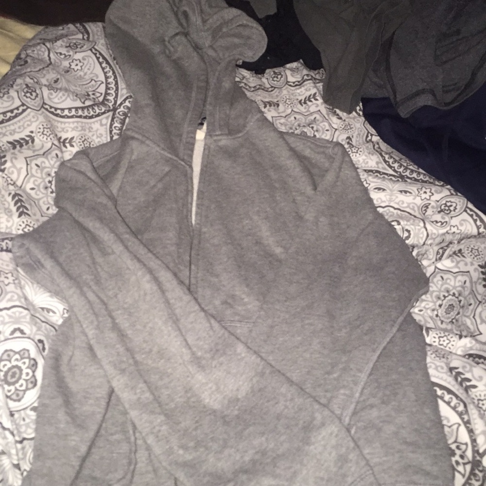 Lands End gray hoodie
